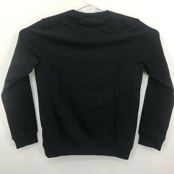 Selected Homme Mens Long Sleeves Comfort Pullover Black Sweatshirt Size Medium - Picture 2 of 7